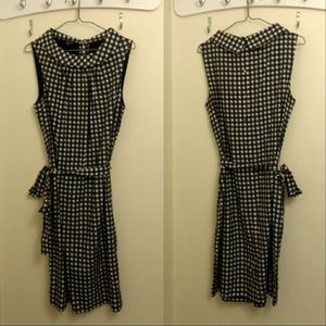 Talbots Navy & White Dress